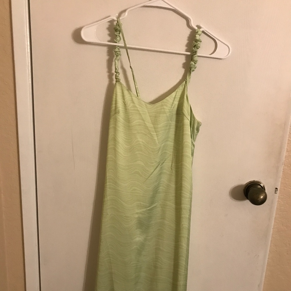 ASOS Green Midi Slip Dress